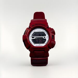 Casio G-Shock Mudman Red G-9000MX Men's Watch White W/ New battery